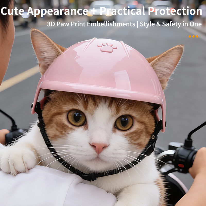 Motorcycle Gear Dogs - Cool Mini Motorcycle Helmet for Small