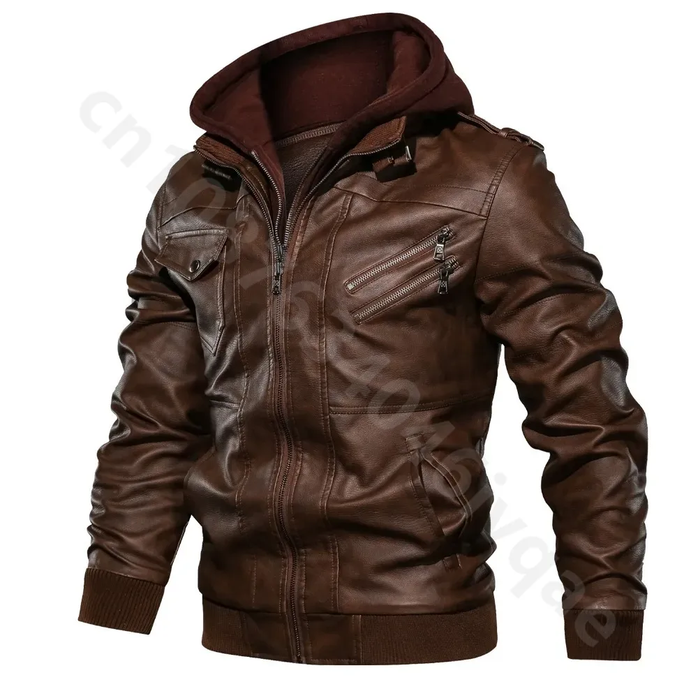 Men's Motorcycle Riding PU Lea - огляд і ціна Riding Jacket Leather