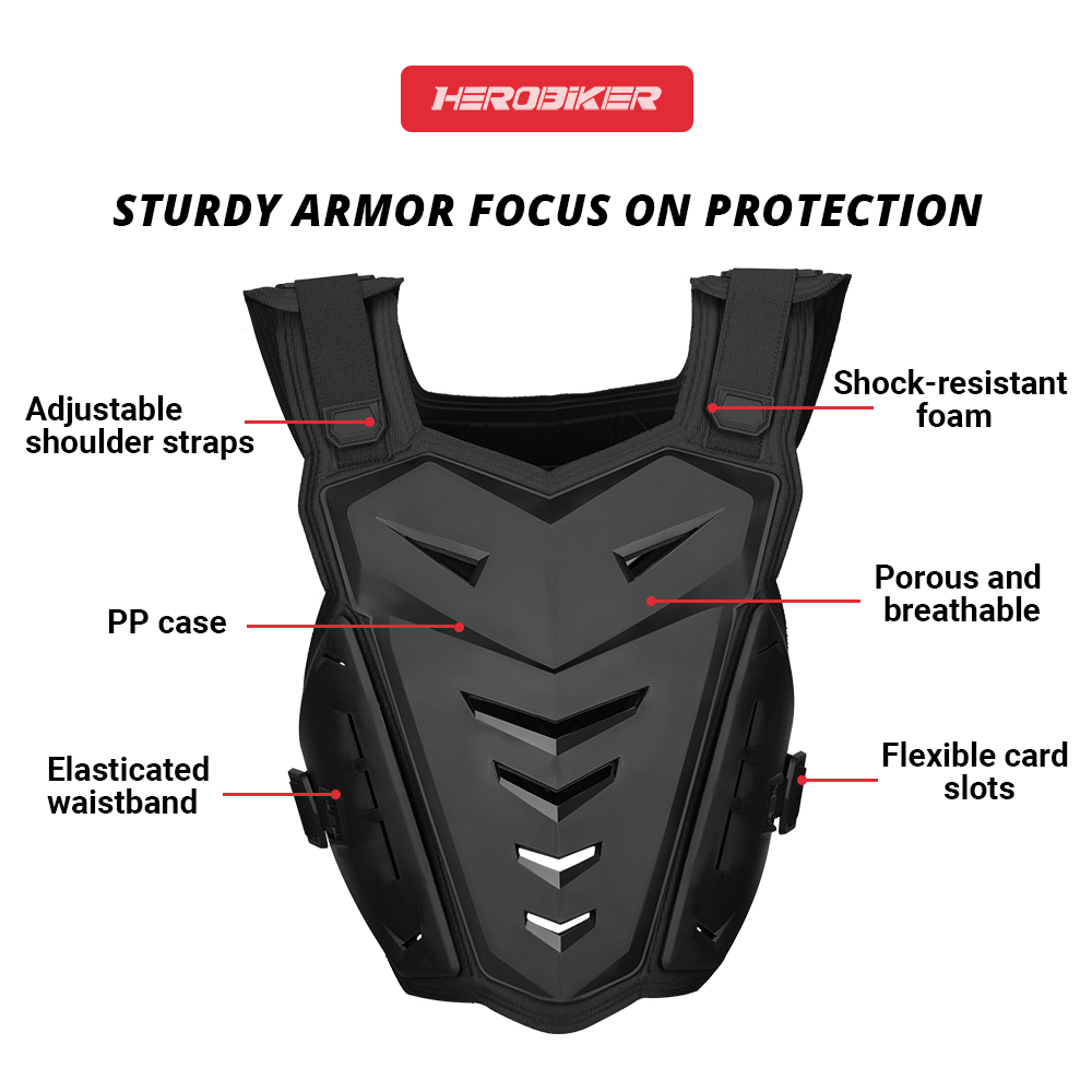 Motorcycle Body Armor Vest Ant - огляд і ціна Chest Protector Armor