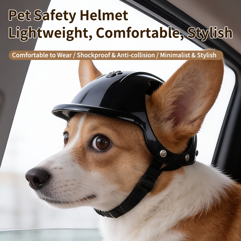 1Pc Cute 3D Paw Pet Helmet for - огляд і ціна Motorcycle Gear Dogs
