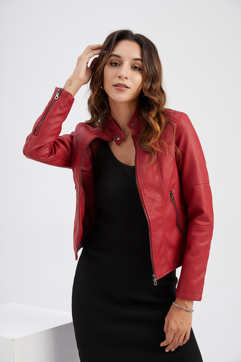 Women's Leather Jacket Women's - огляд і ціна Riding Jacket Leather