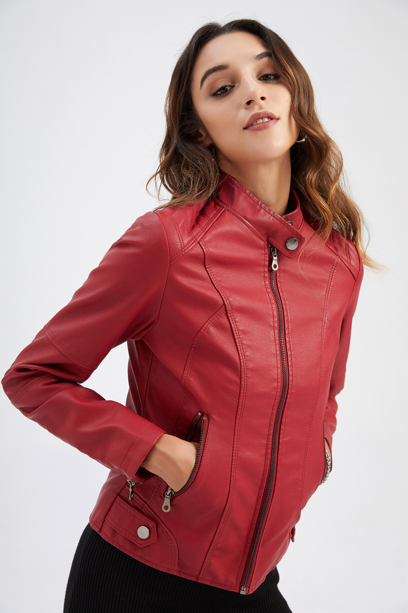 Women's Leather Jacket Women's - огляд і ціна Riding Jacket Leather