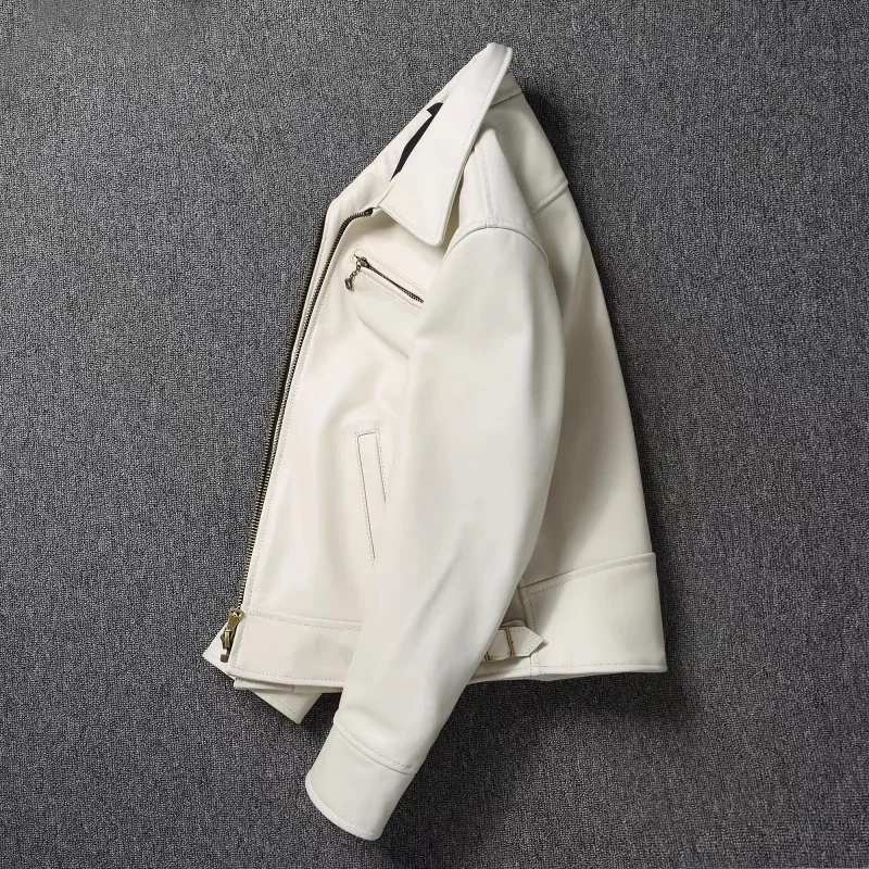 Men's Genuine Leather Jacket W - огляд і ціна Riding Jacket Leather