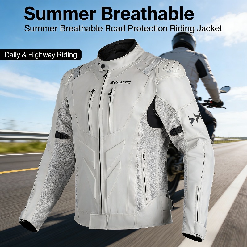 Men's Summer Breathable Motorc - огляд і ціна Gearx Motorcycle Jacket