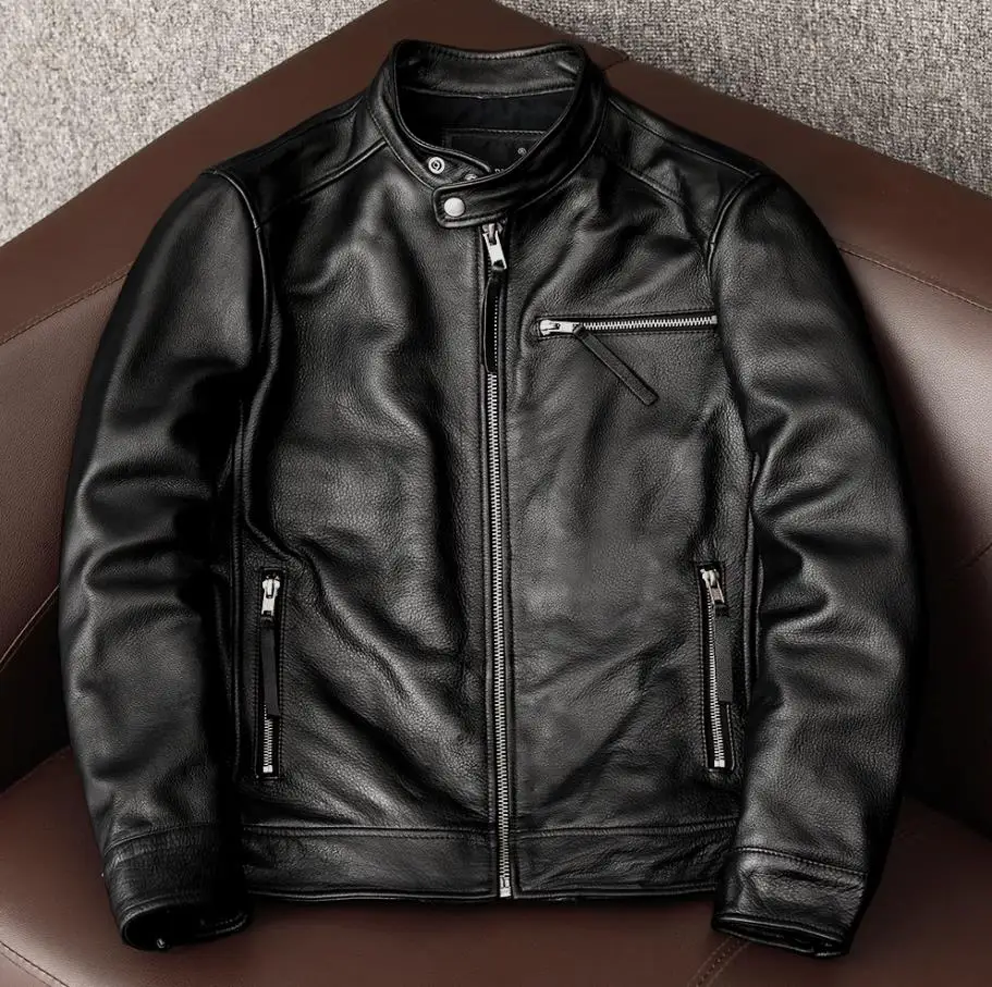 Wholesales.100% real cowhide C - огляд і ціна Riding Jacket Leather